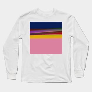 pink blue texture art Long Sleeve T-Shirt